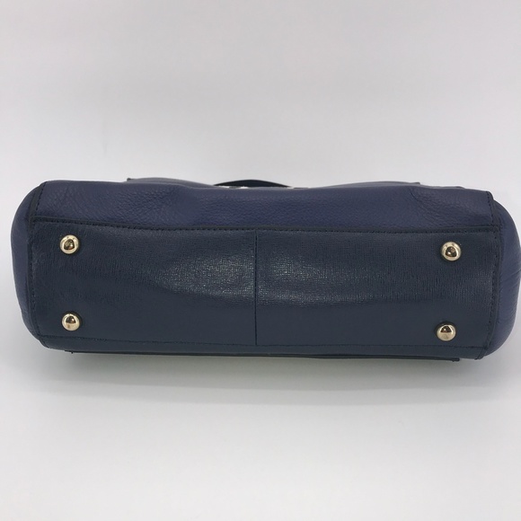 Antonio Melani Top Handle Satchel  Cobalt Blue - Picture 6 of 8